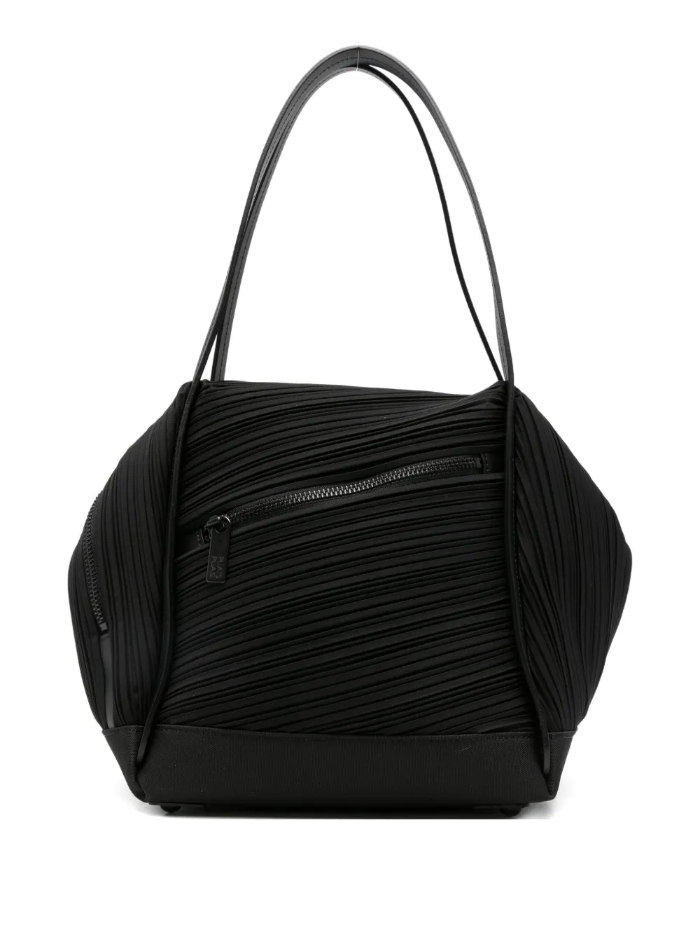 Issey Miyake Mini Bias Pleats Duffle Bag In Black