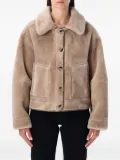 Urbancode button-fastening patch-pocket coat - Brown