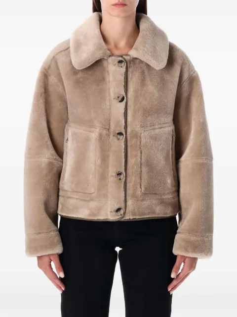 Urbancode button-fastening patch-pocket coat
