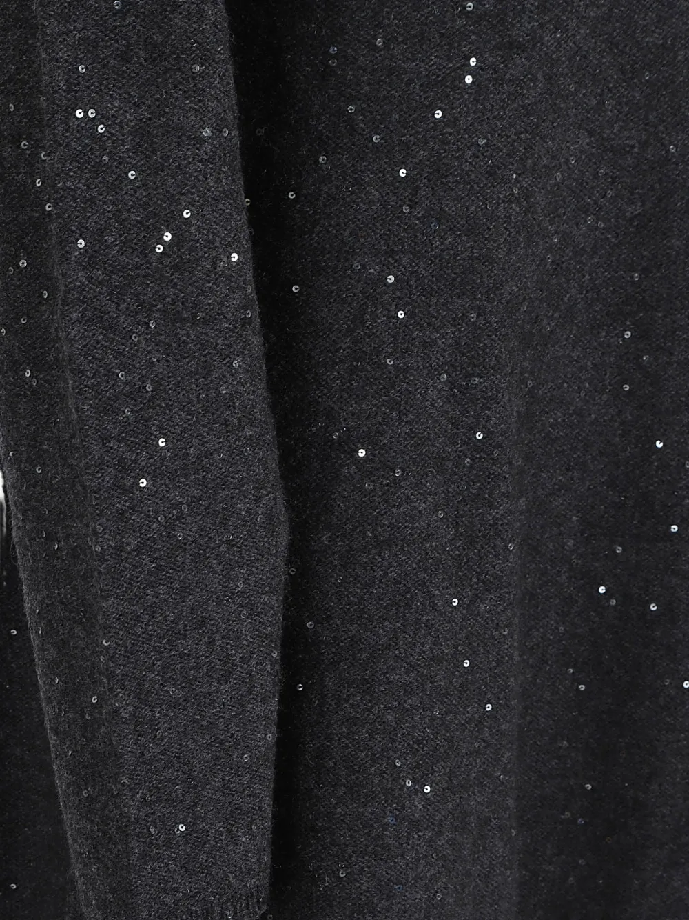 Antonelli Sequin High-neck Maxi Dress In Gray
