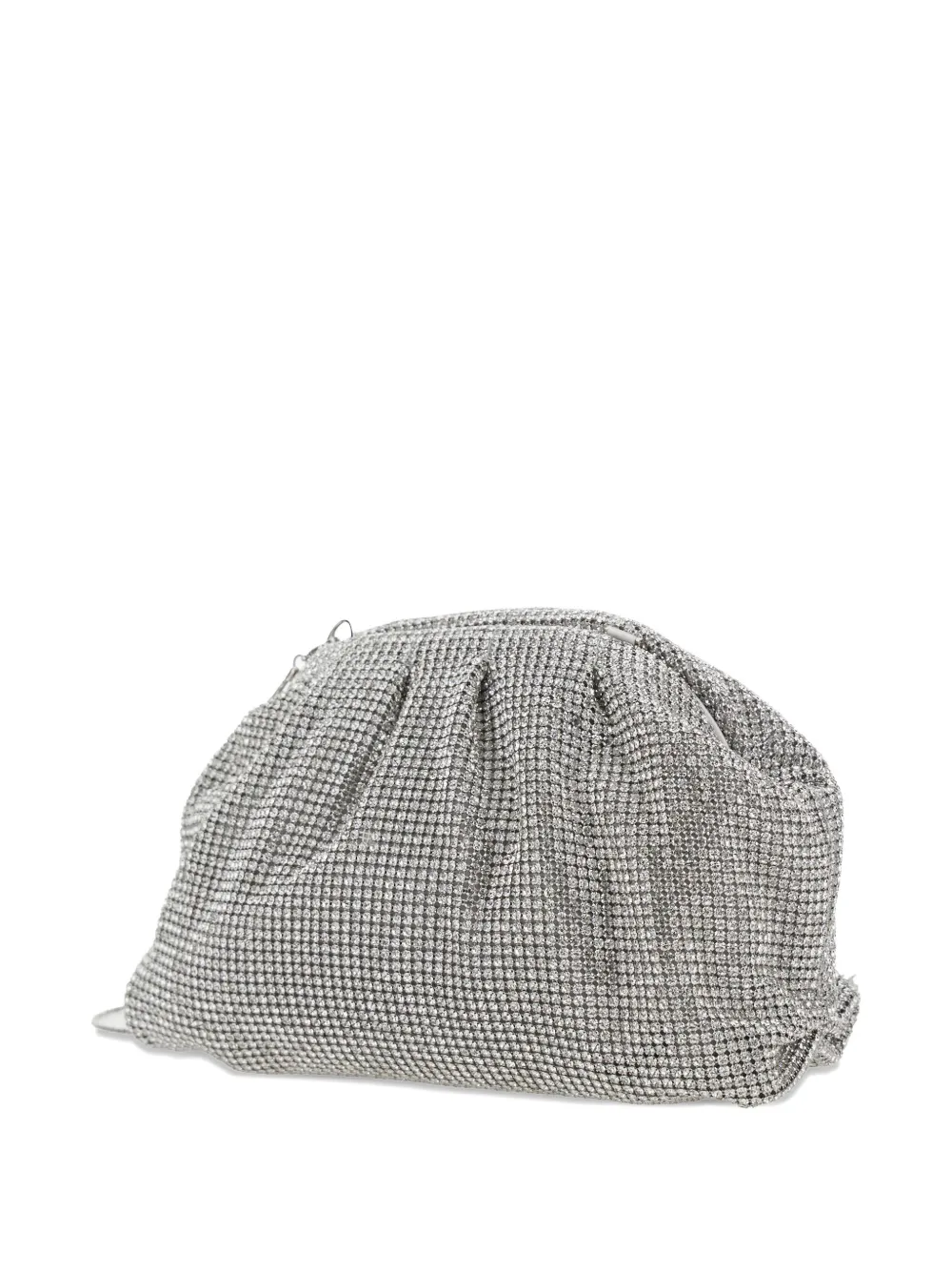 TWENTY FOURHAITCH crystal-embellished clutch bag - Zilver