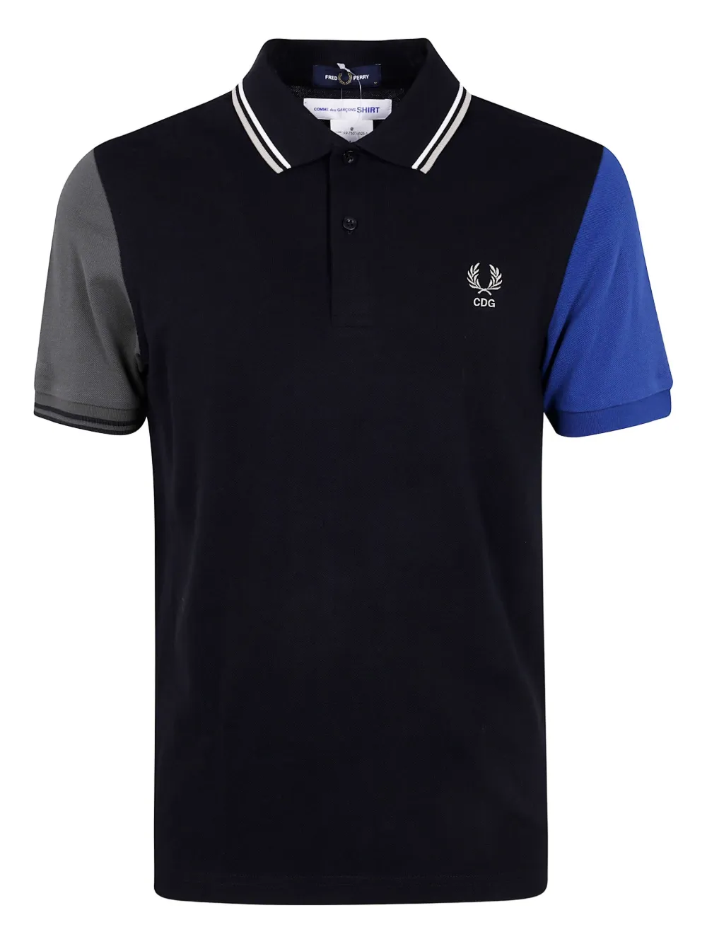 Comme Des Garçons Shirt cotton polo shirt | Black | Image 1