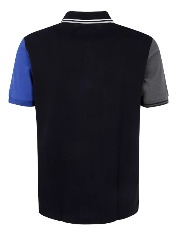 COMME des GARÇONS ブラックドッキングポロシャツ S Comme Des Garçons Shirt ポロシャツ | ブラック | FARFETCH JP