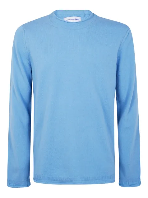 Comme Des Garçons Shirt crew-neck wool jumper