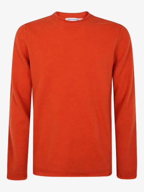 Comme Des Garçons Shirt suéter de lana con cuello redondo