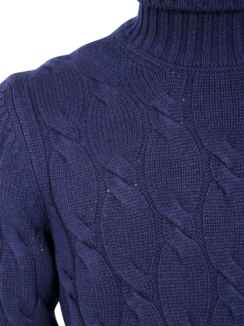 Barba Kabelgebreide coltrui Blauw