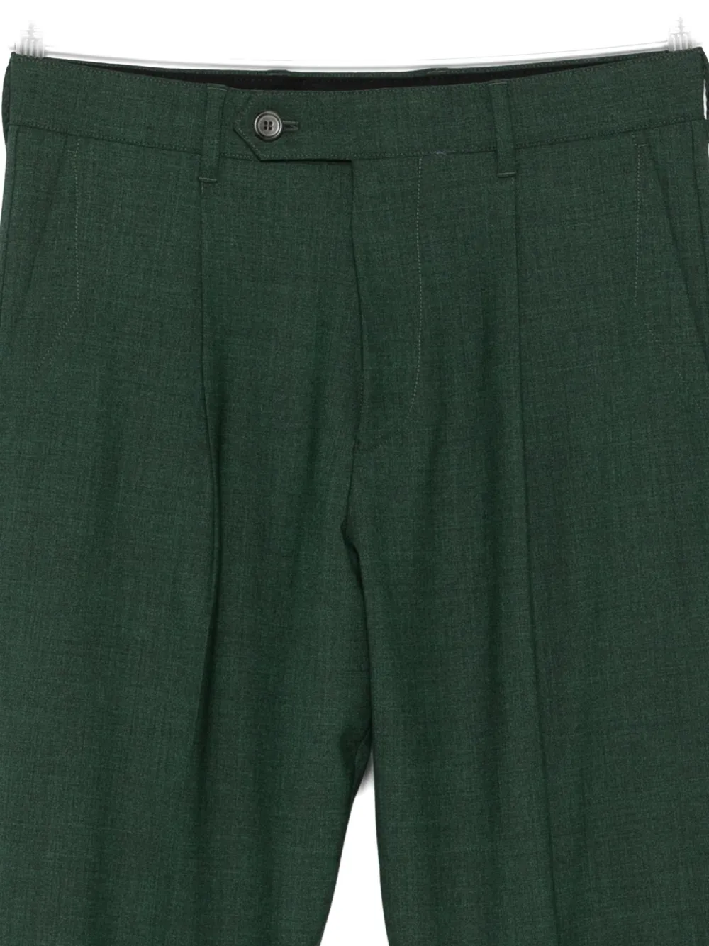 Paul Smith Pleated-front Trousers In Green