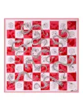 Shanghai Tang dragon-arrow silk scarf - Red
