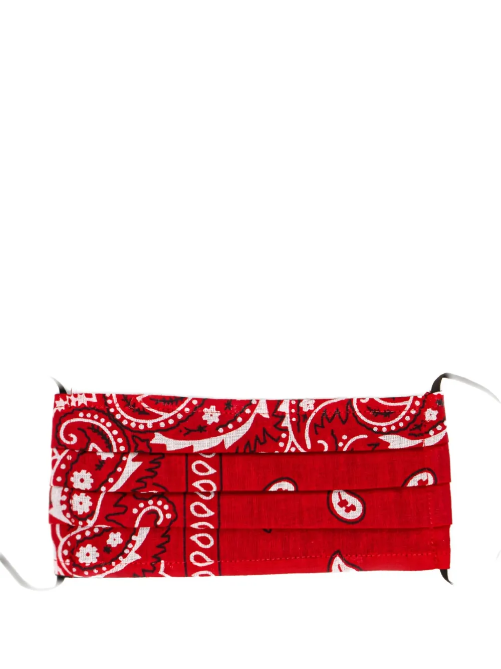 Arizona Love Bandana Paisley-print Face Mask In Red