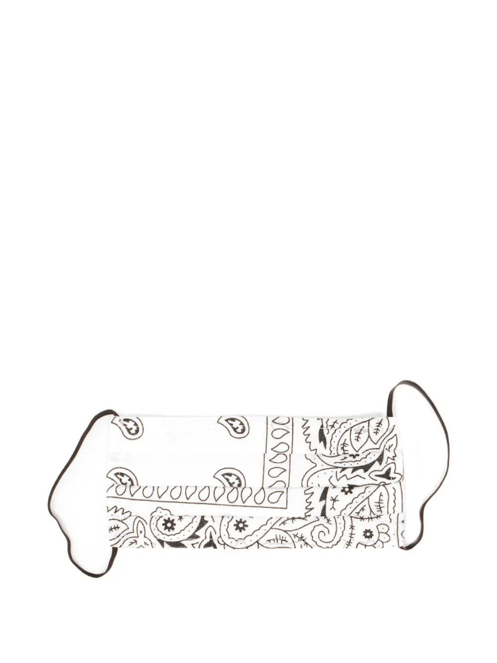 Arizona Love Bandana Paisley-print Face Mask In White