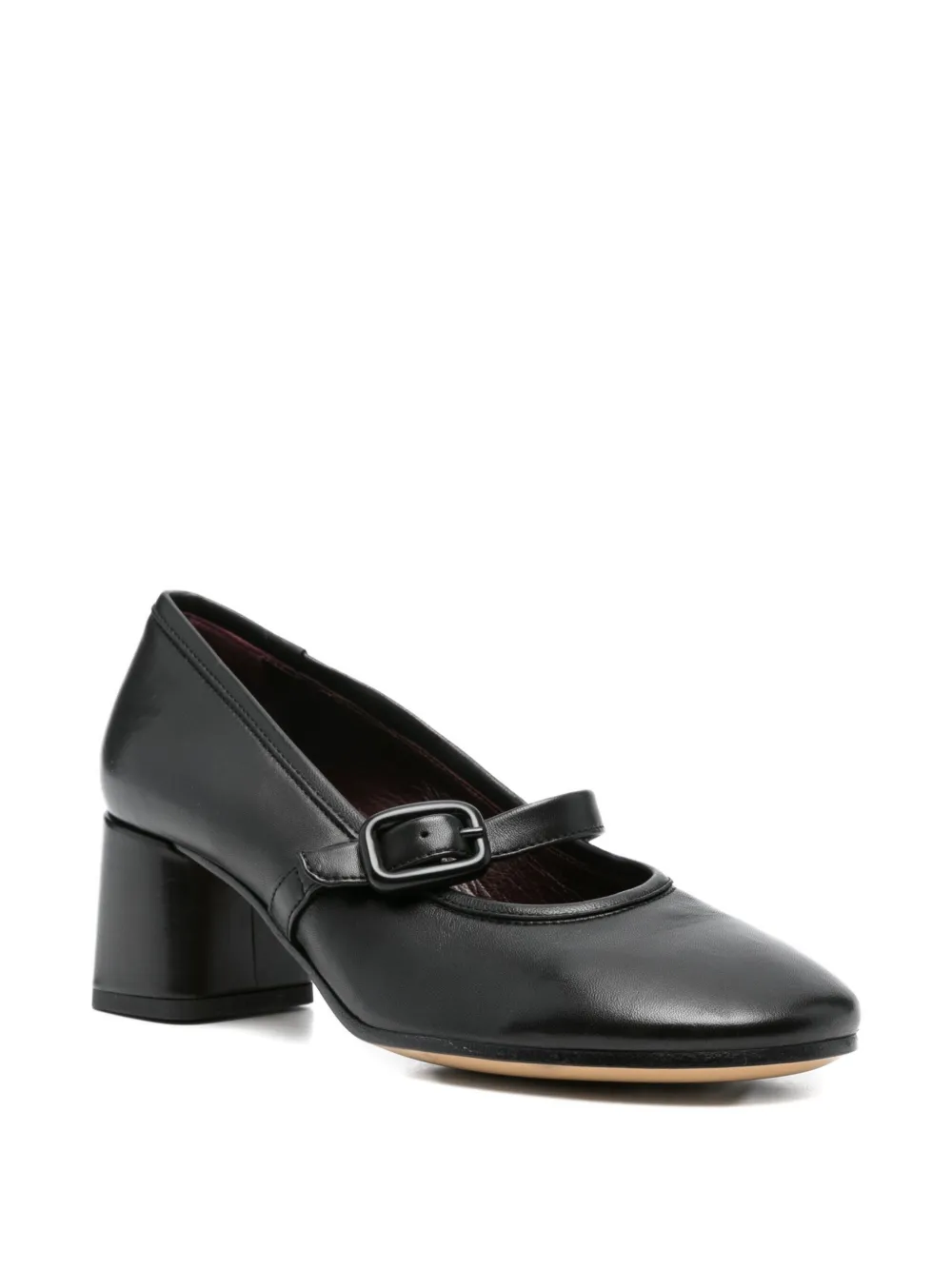 Pomme D´Or buckle heeled pumps Black