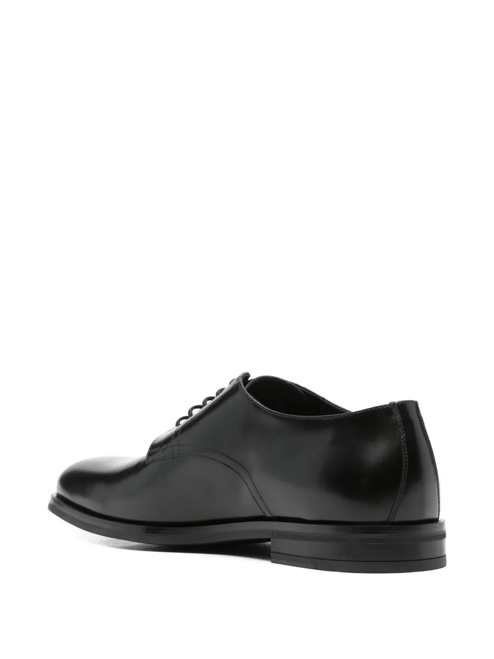 Stuart Weitzman Sw Club Classic leather Derby shoes Black