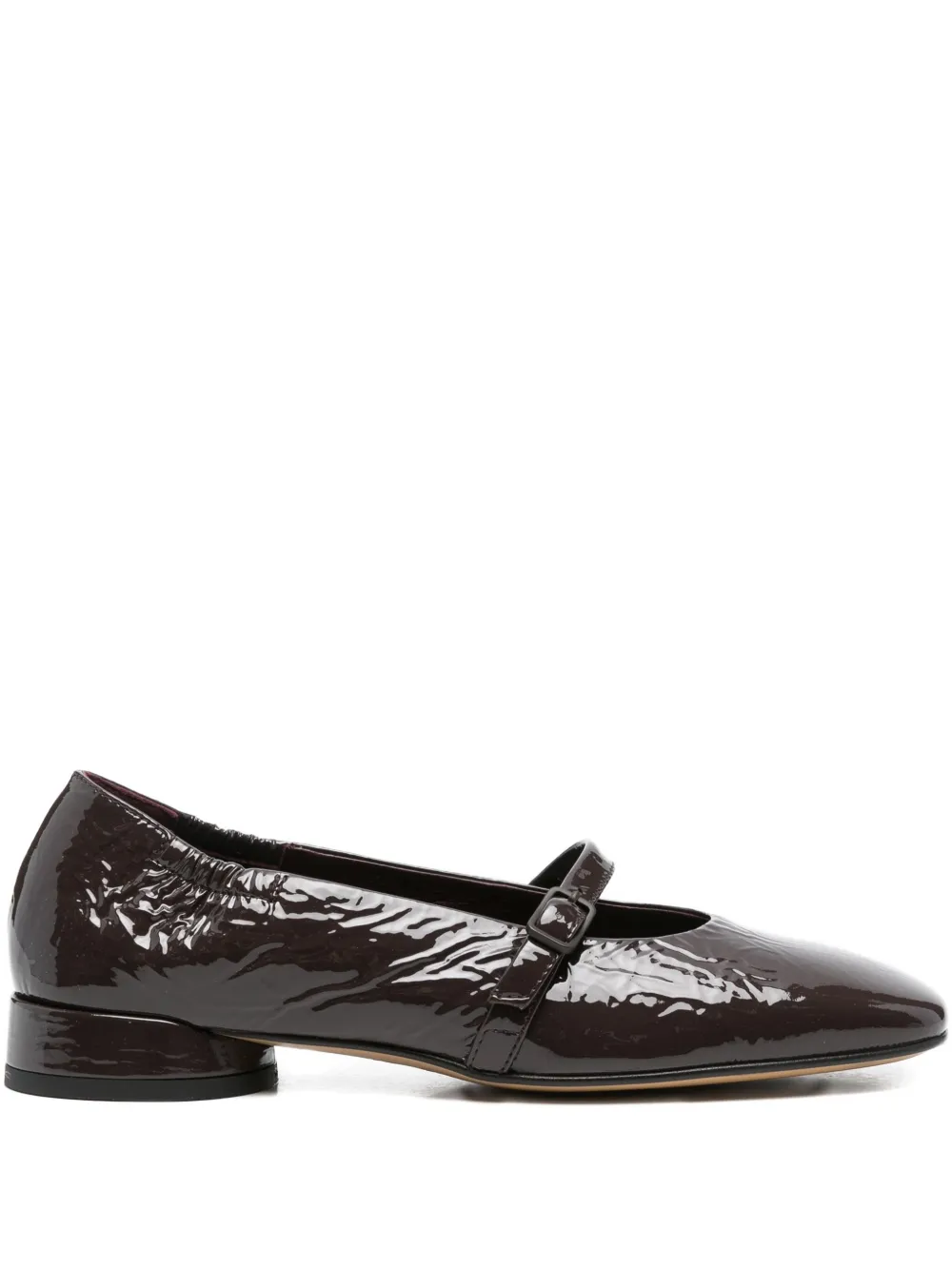 Pomme D'or Leather Ballet Flats In Black