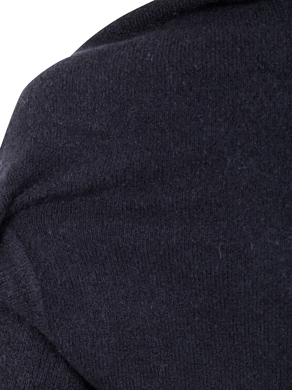 Rick Owens Knit Hooded Medium Wrap Cardigan In Black