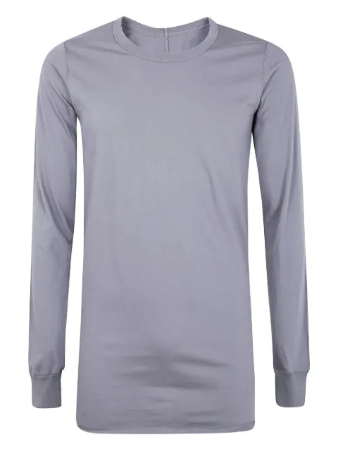 Rick Owens playera manga larga con cuello redondo