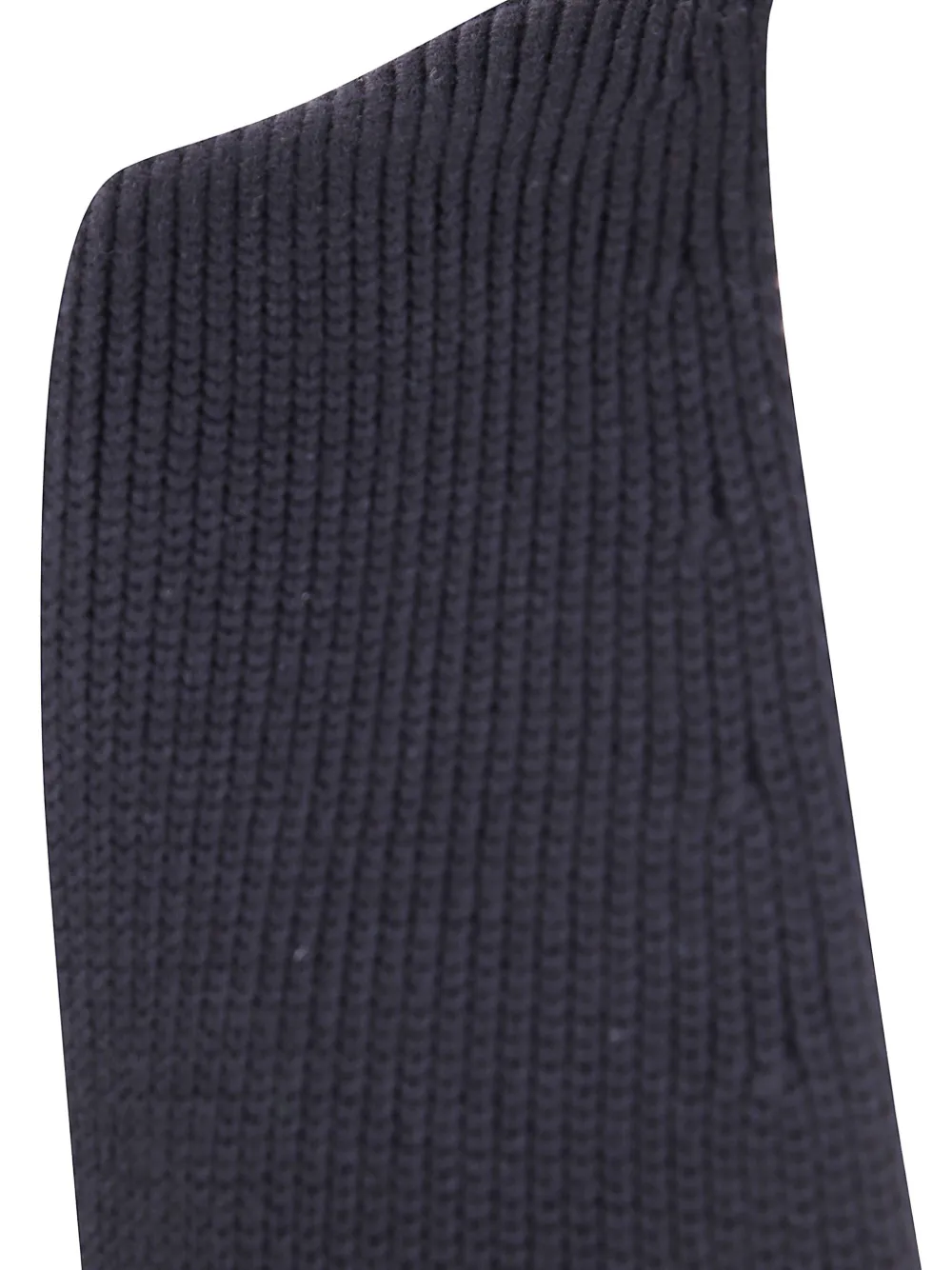 Rick Owens V-neck Wool Vest In Black