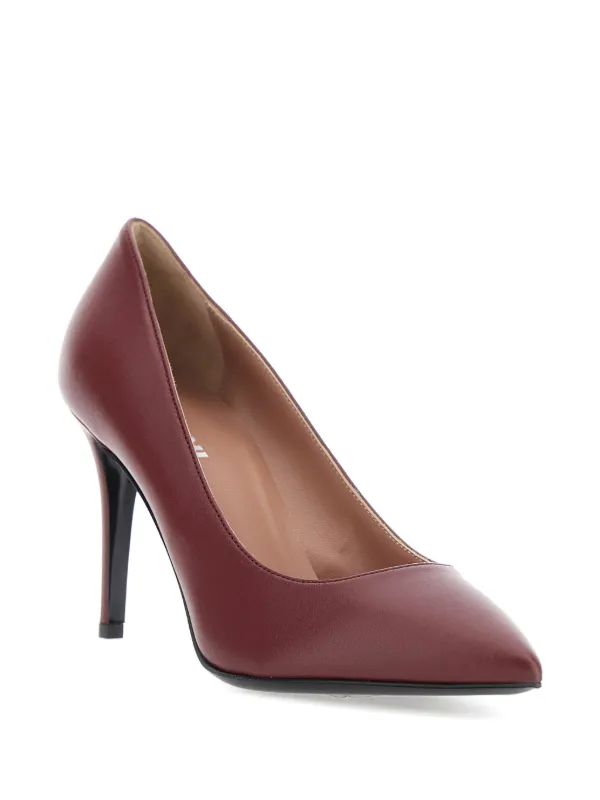 Pollini pointed-toe Stiletto Pumps Brown FARFETCH ID