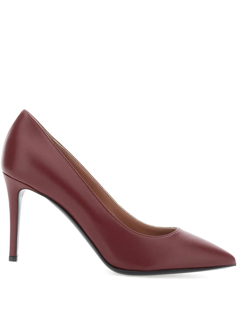 Pollini Pointed-toe Stiletto Pumps In Brown