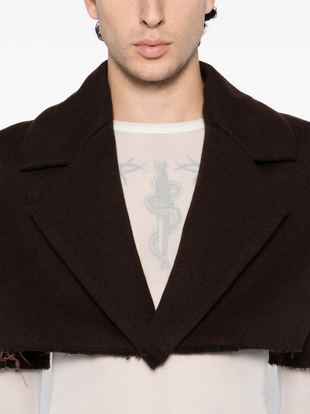 Sonia Carrasco Cropped Jacket In Black