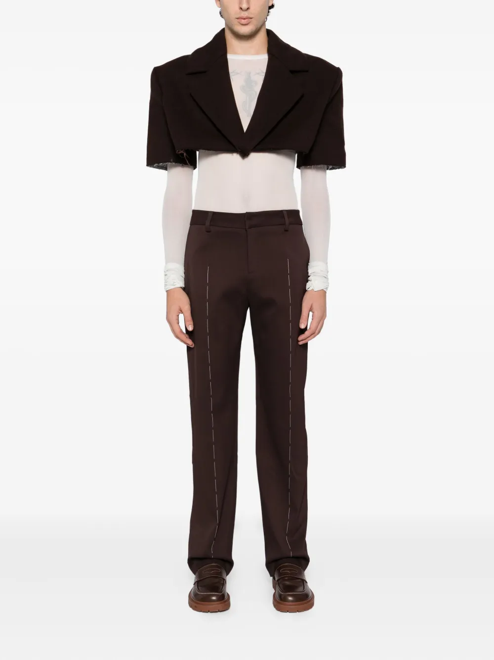 Sonia Carrasco Cropped Jacket In Black