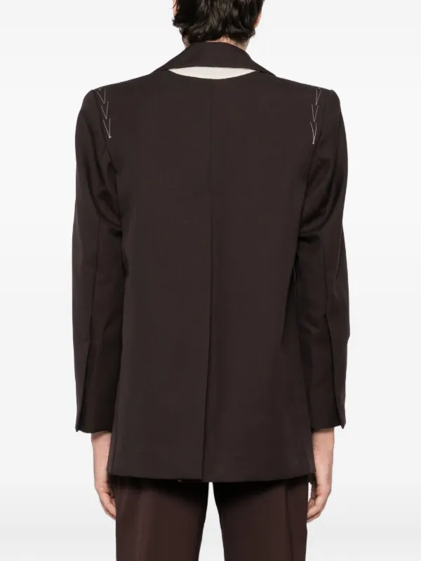 SONIA CARRASCO シングルジャケット | ブラウン | FARFETCH JP