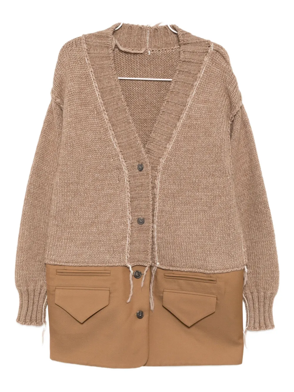 Sonia Carrasco V-neck Cardigan In Brown