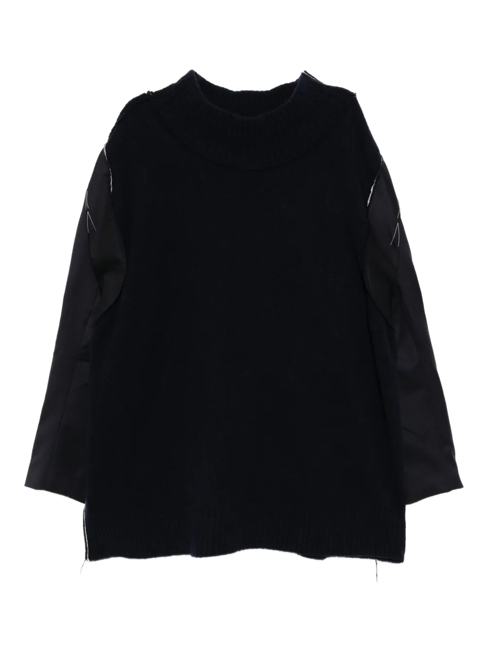 SONIA CARRASCO roll neck sweatshirt | Blue | Image 1