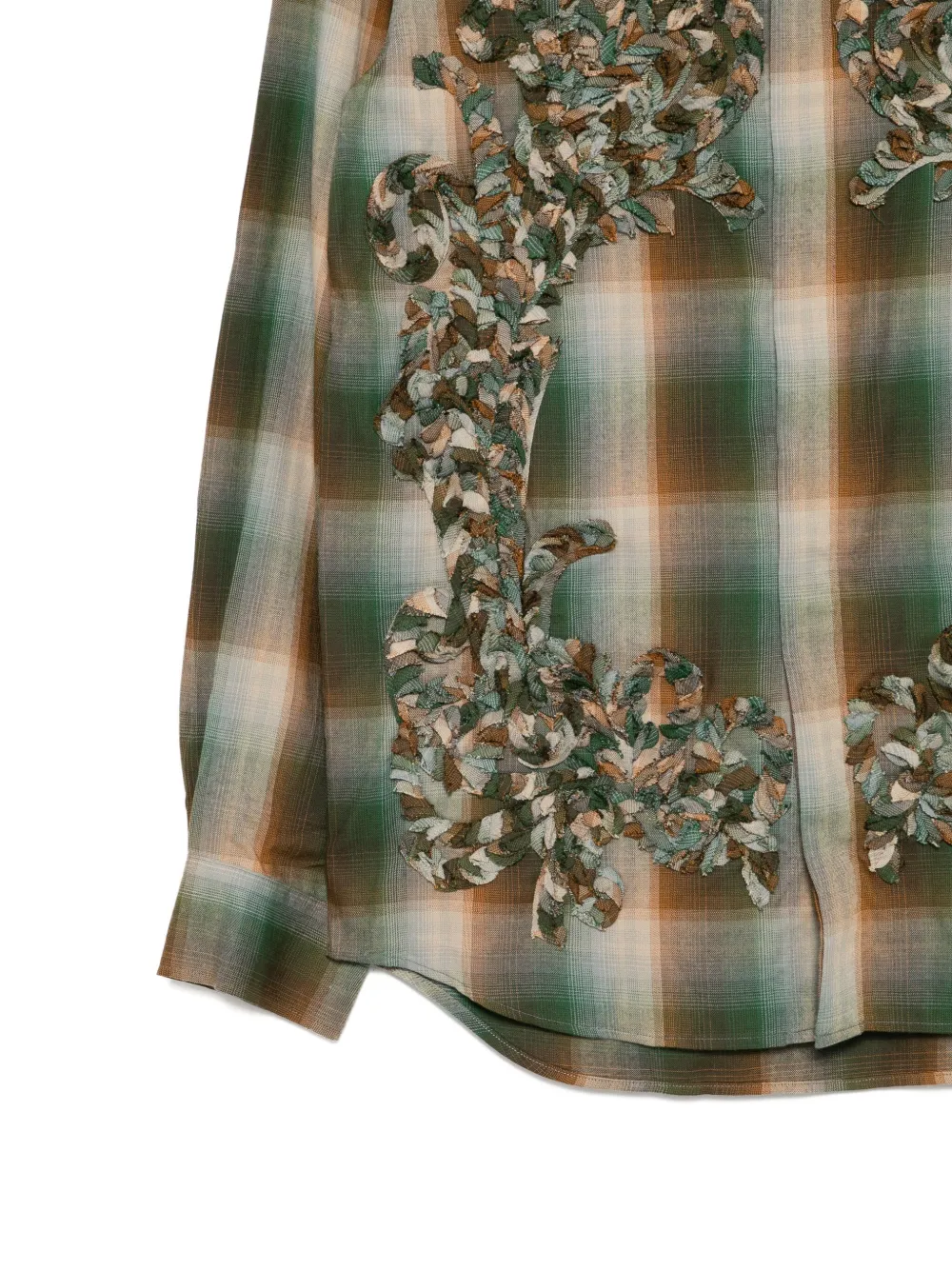 Taakk Graphic-embroidered Shirt In Green