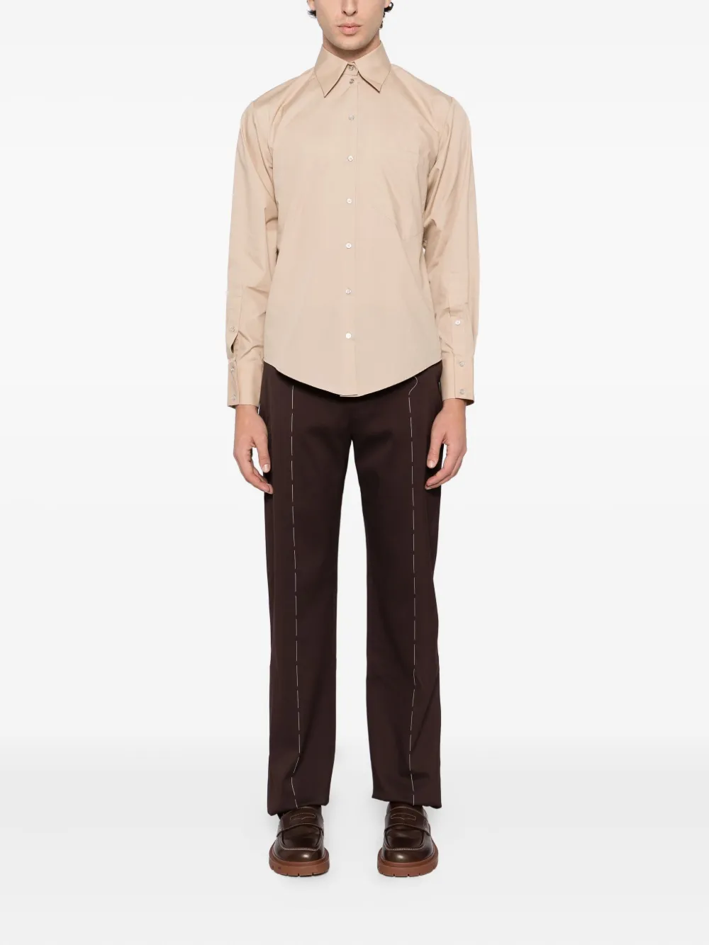 SONIA CARRASCO Overhemd met lange mouwen - Beige