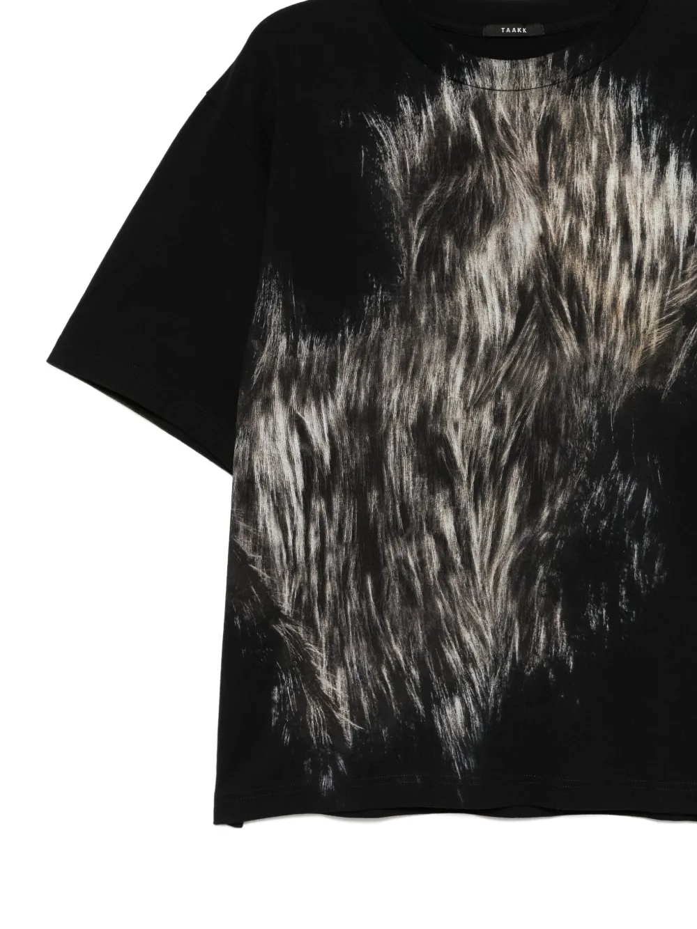 Taakk Graphic-print T-shirt In Black