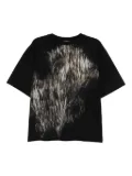 Taakk graphic-print T-shirt - Black
