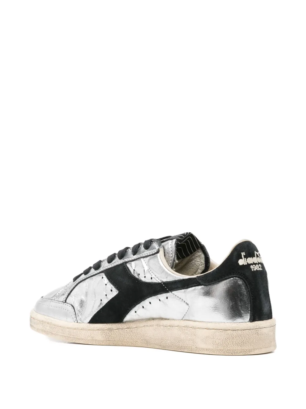 Diadora Sneakers met metallic vlakken Grijs