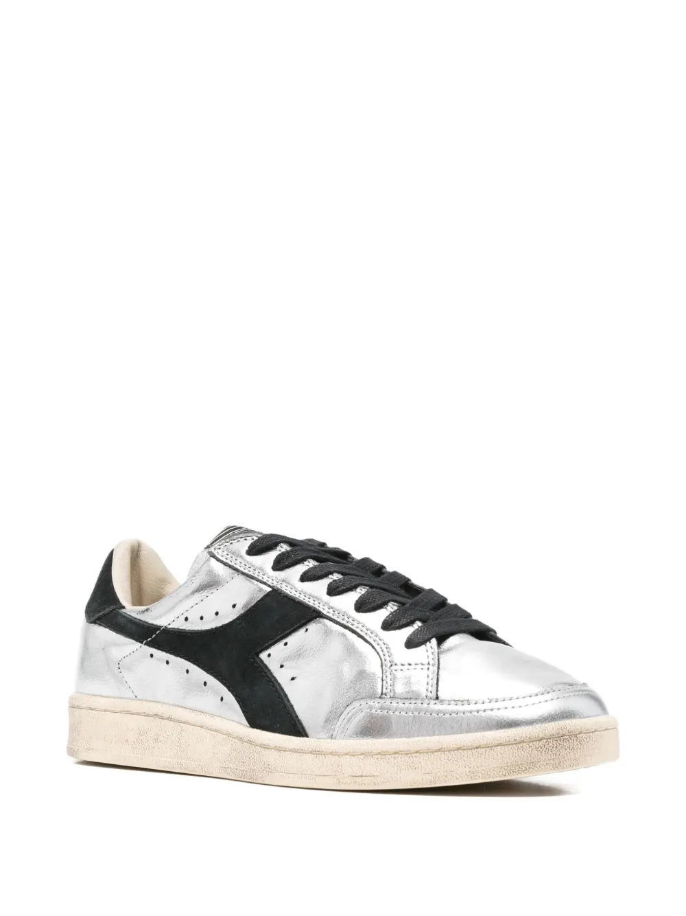Diadora Sneakers met metallic vlakken Grijs