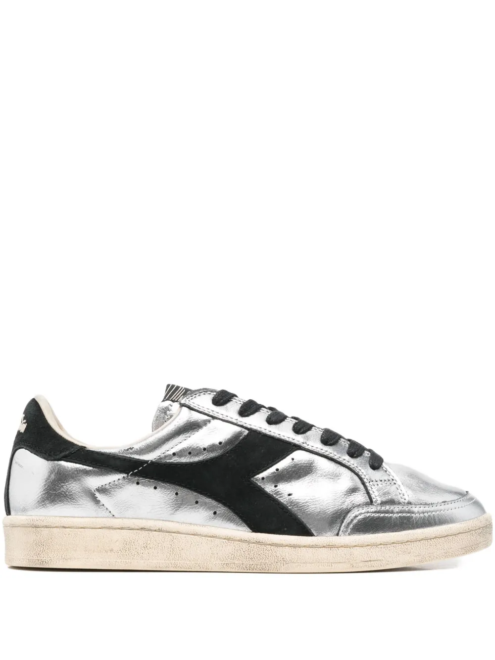 Diadora Sneakers met metallic vlakken Grijs