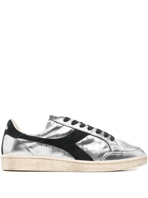 Diadora metallic-panelled sneakers