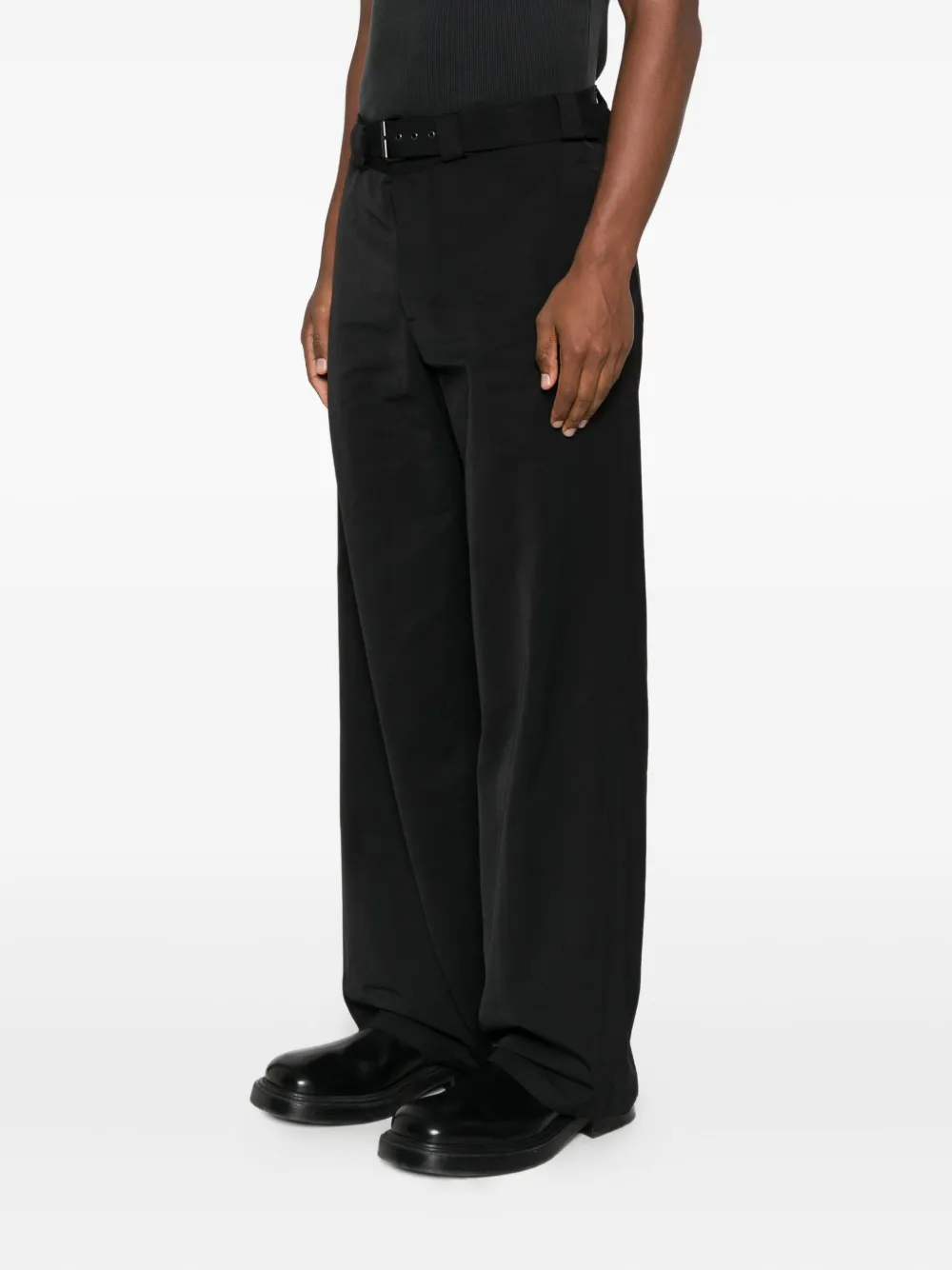  Berner Kühl Belted Trousers - Black 