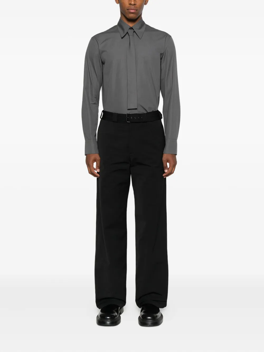 Berner Kühl belted trousers - Zwart