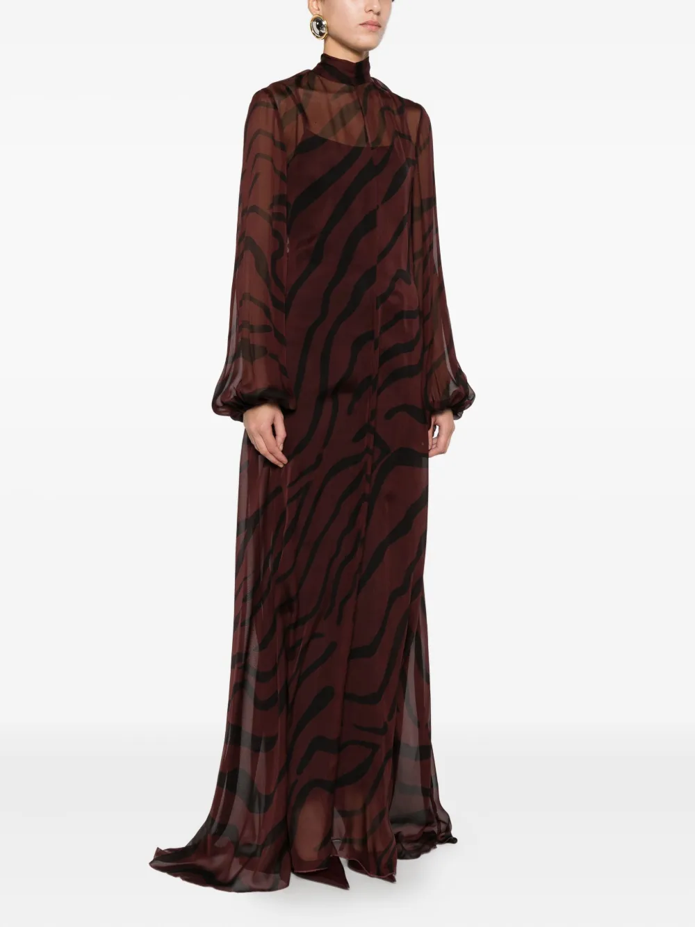 Raquel Diniz Stylish Kaftan Balloon Sleeves In Multi