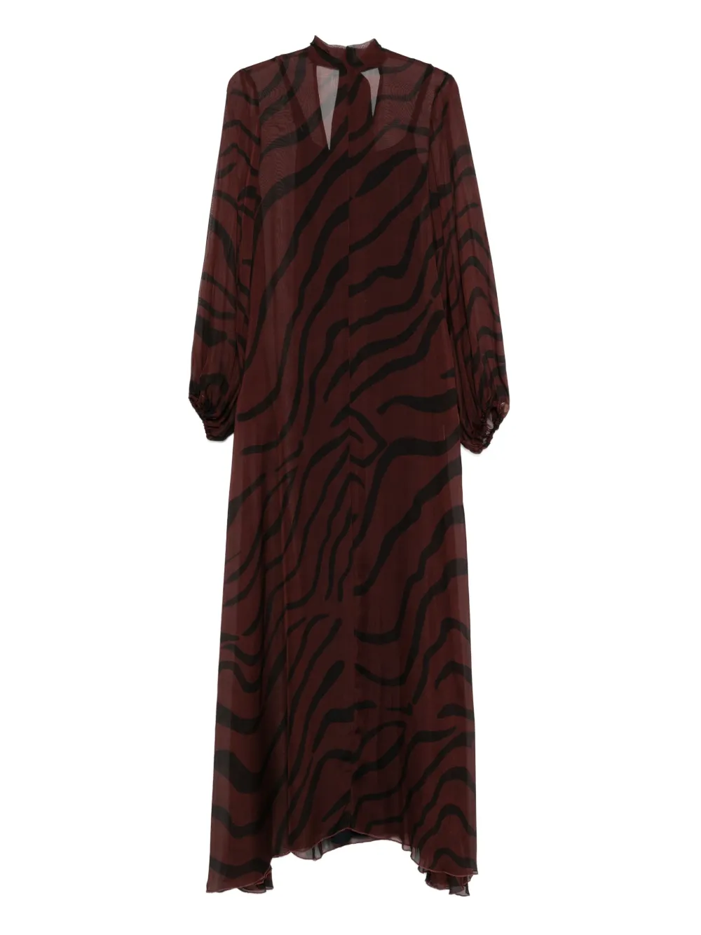 Raquel Diniz zebra-print dress | Red | Image 1
