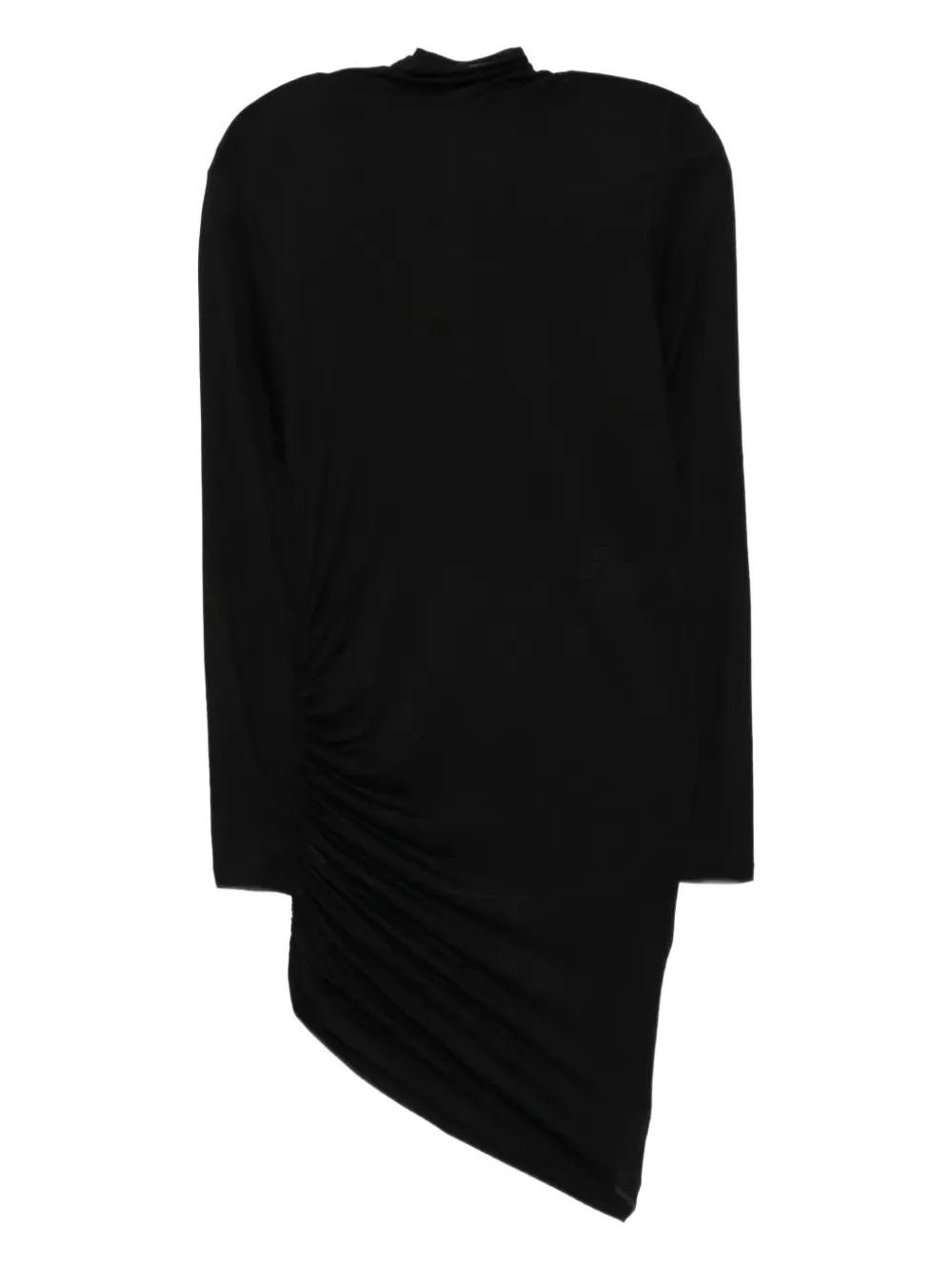 Jacquemus turtleneck asymmetrical dress - ブラック Jacquemus turtleneck asymmetrical dress - ブラック