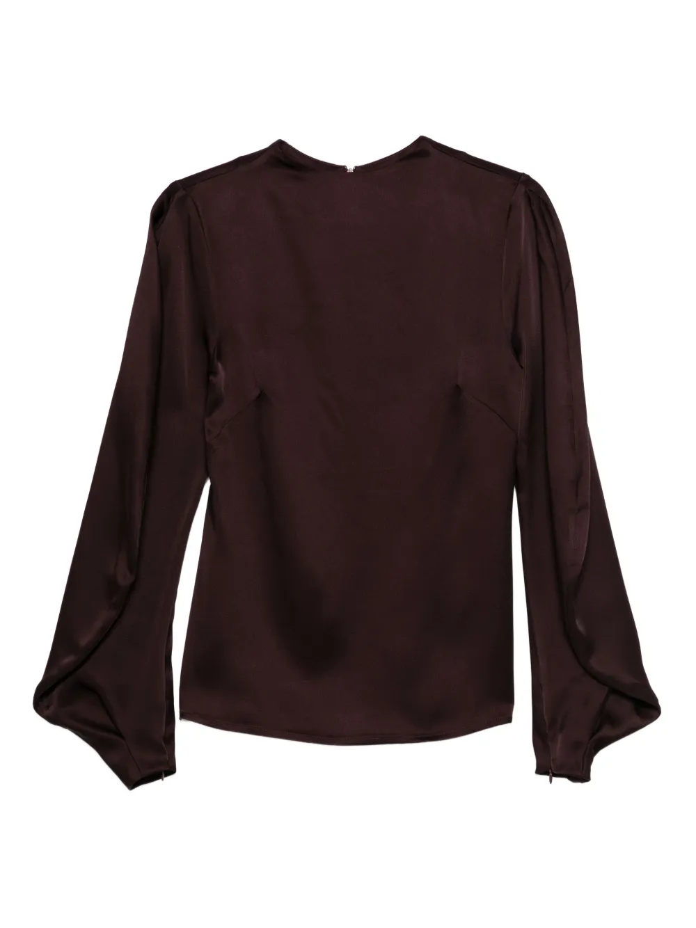 Raquel Diniz long-sleeve blouse - Rosso