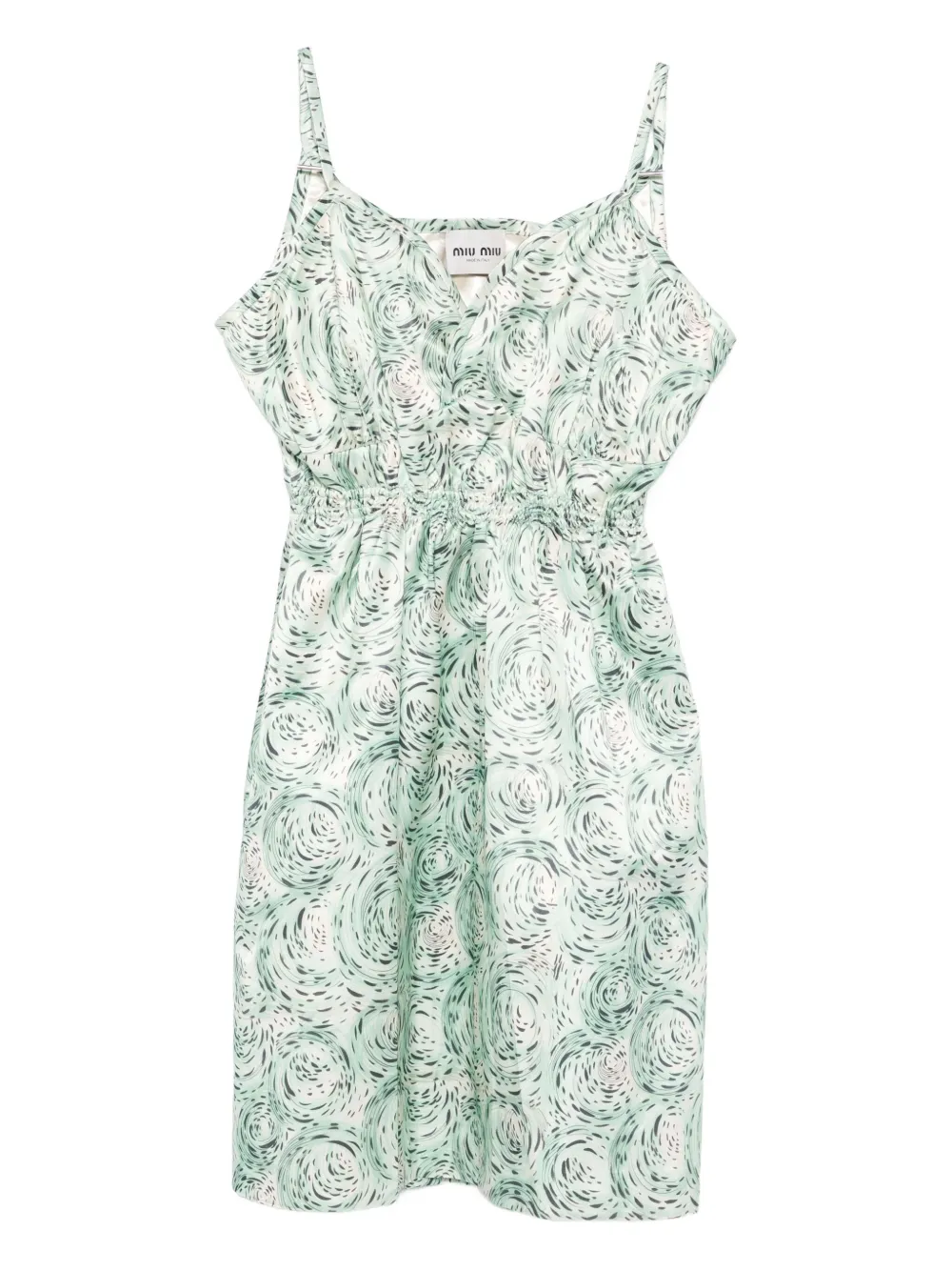 Miu Miu swirl-print dre | Green | Image 1