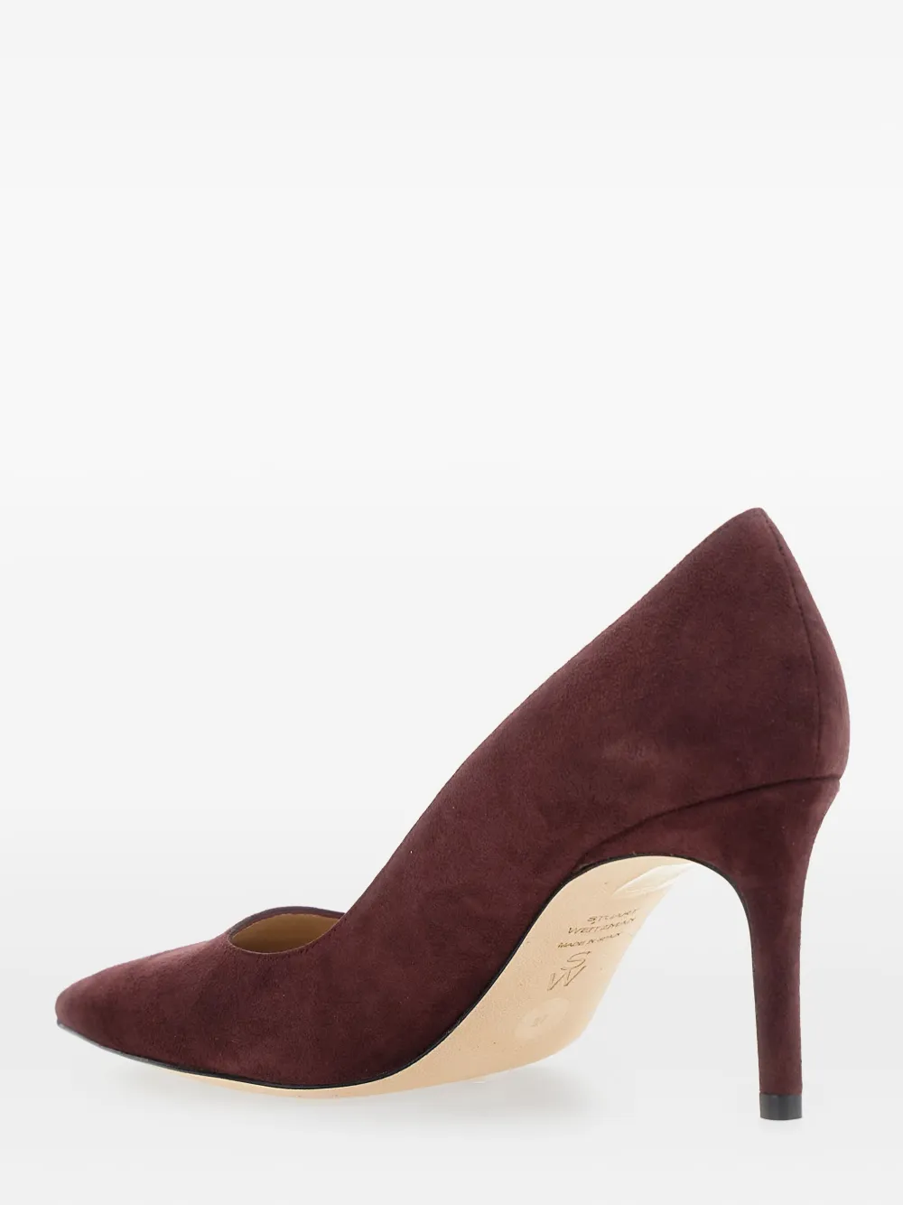 Stuart Weitzman 75mm Stuart Power 75 Pointed-toepump In Burgundy