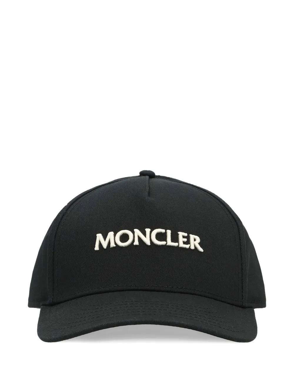 Moncler logo baseball hat - ブラック Moncler logo baseball hat - ブラック