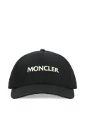 Moncler logo baseball hat - Black