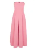 Alberta Ferretti sequin-embellished bustier midi dress - Pink