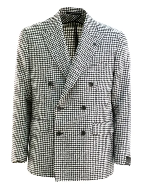 Tagliatore houndstooth double-breasted blazer