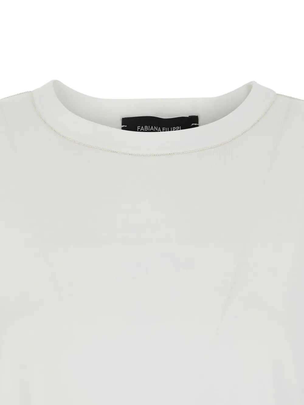 Fabiana Filippi T-shirt met ronde hals Wit
