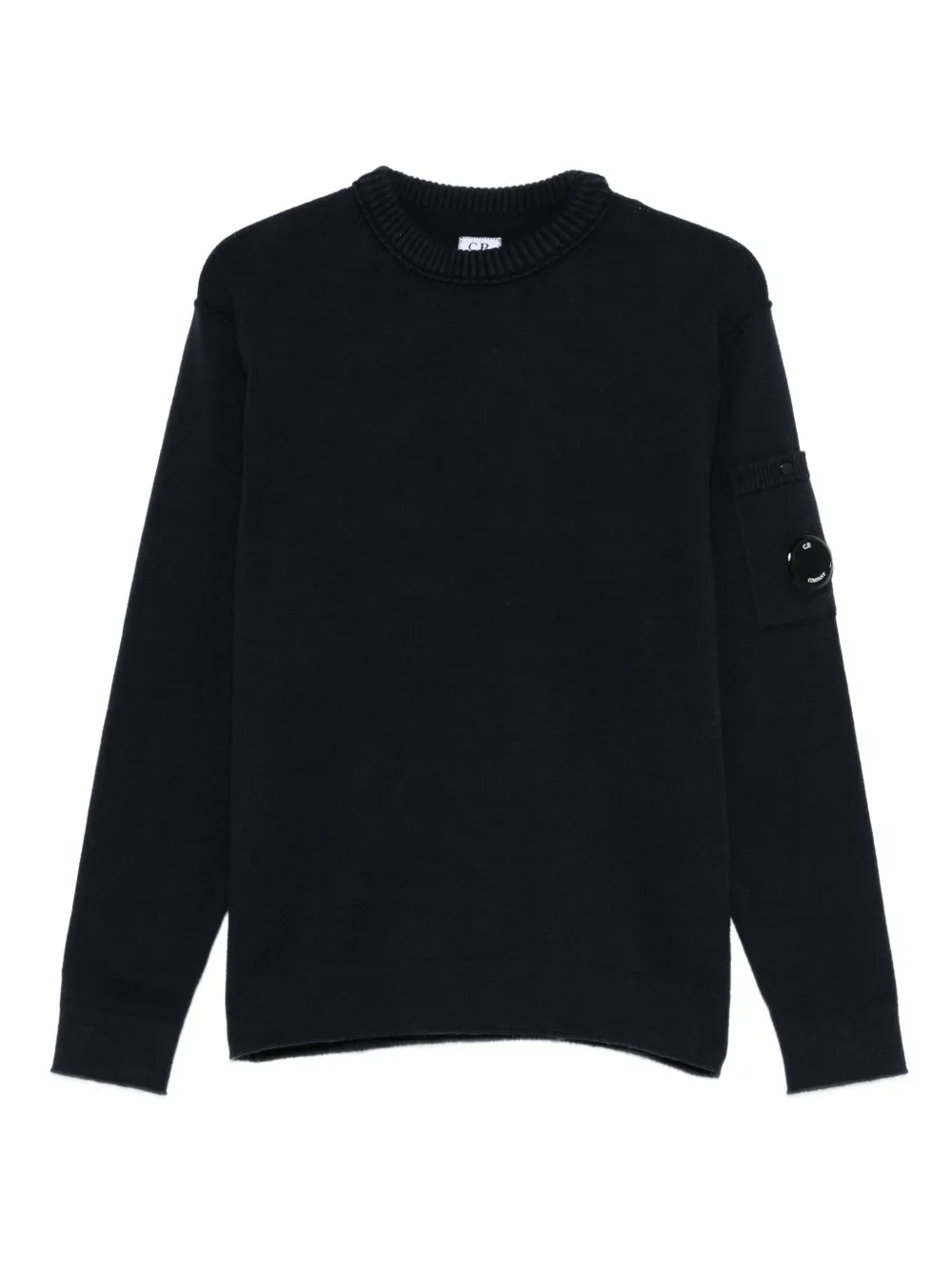 C.P. Company pocket crew-neck sweater | Black | Image 1