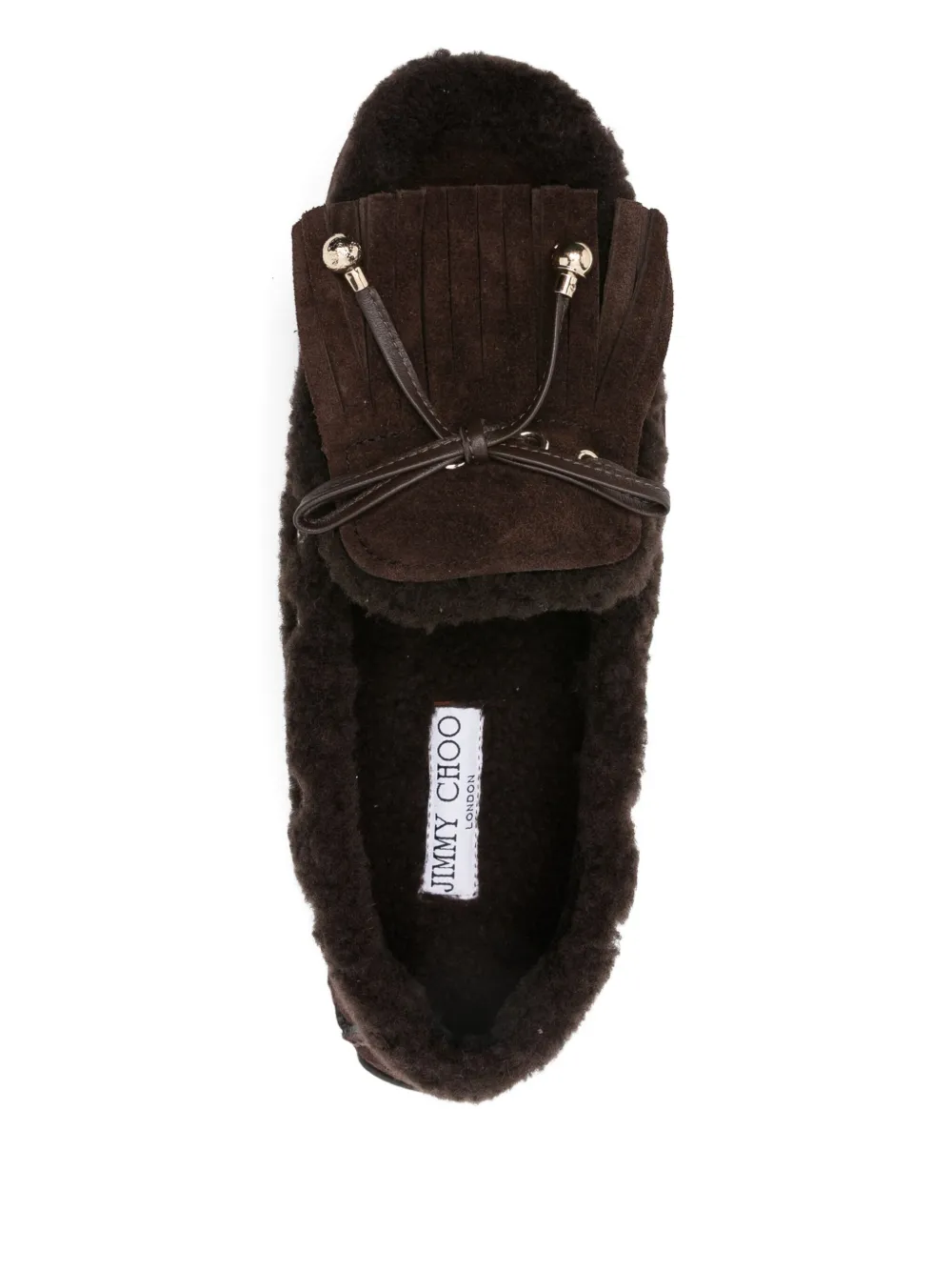Jimmy Choo Manon suede loafers Brown